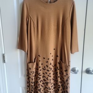 J. McLaughlin Leopard Print Dress